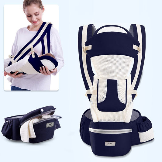 Multifunctional Baby Carrier with Breathable Waist Stool