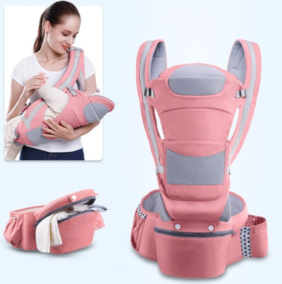 Multifunctional Baby Carrier with Breathable Waist Stool