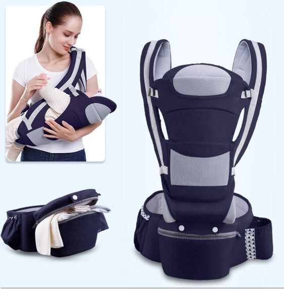 Multifunctional Baby Carrier with Breathable Waist Stool