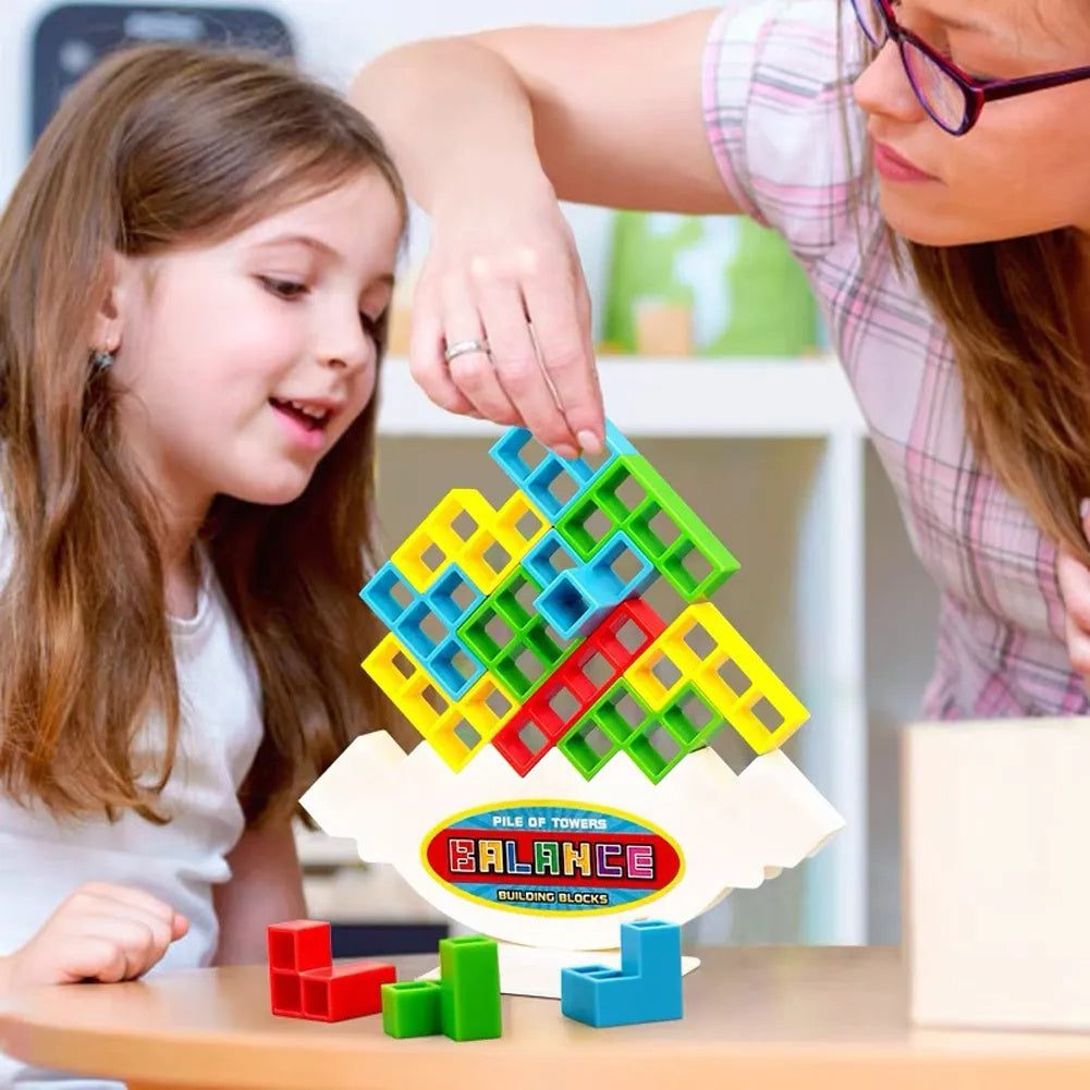 Stacking and Balancing Block Game