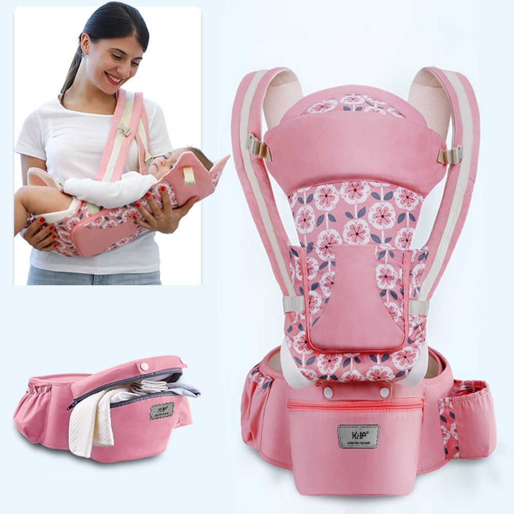 Multifunctional Baby Carrier with Breathable Waist Stool