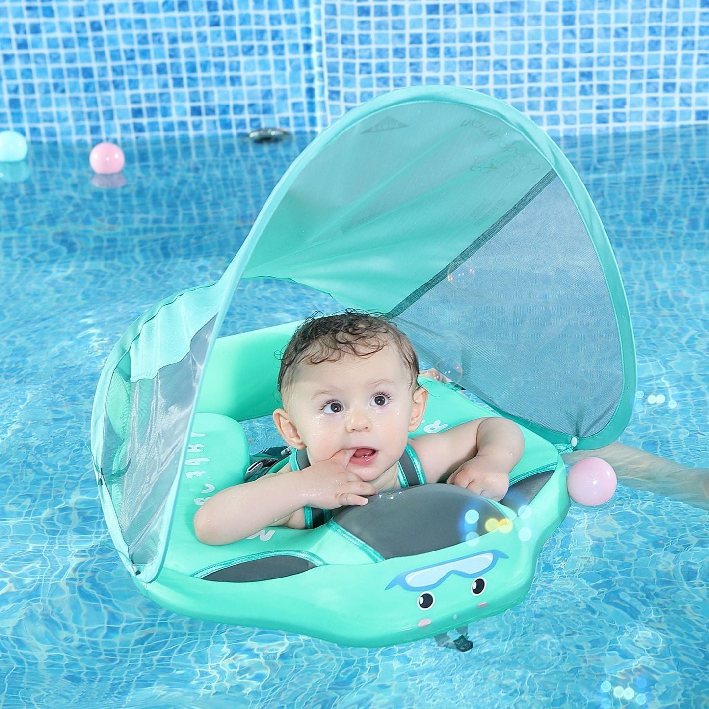 Non-Inflatable Baby Swimming Necklace