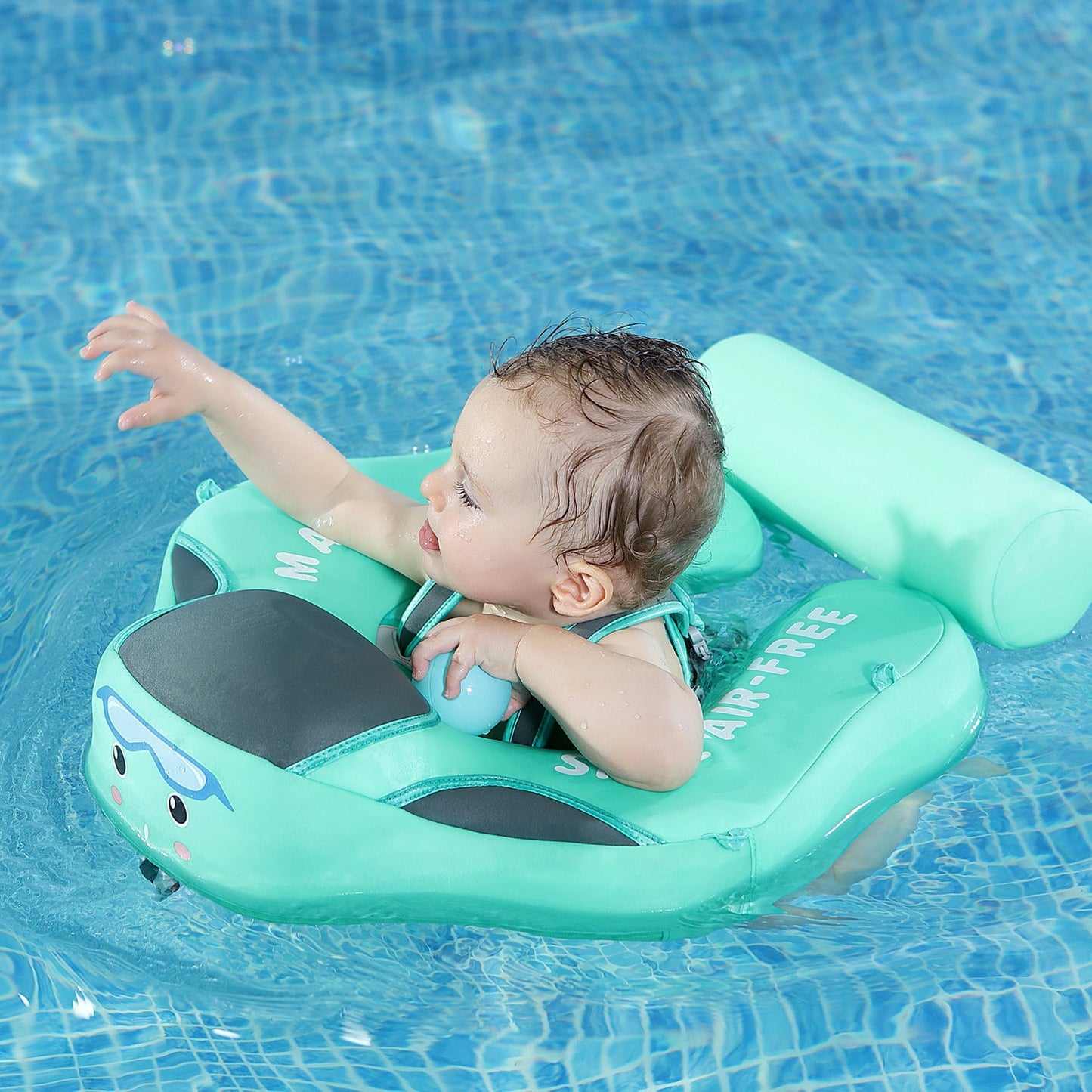 Non-Inflatable Baby Swimming Necklace