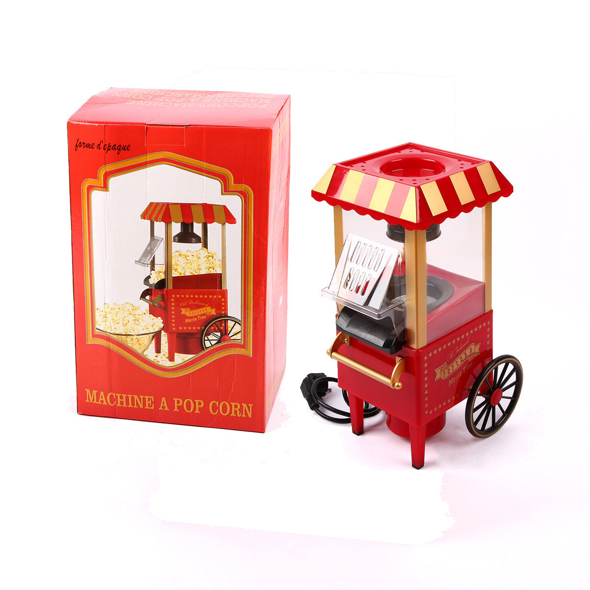 Classic Car Style Popcorn Machine